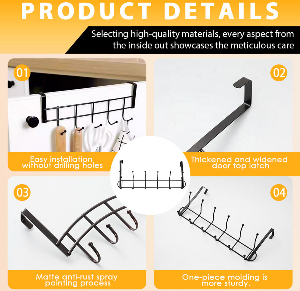 No-Drill Wall-Mounted Organizer