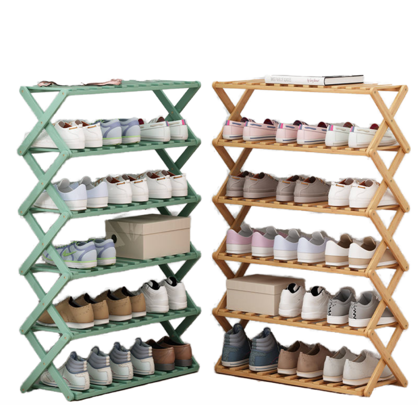 Space-Saving Shoe Rack Organizer