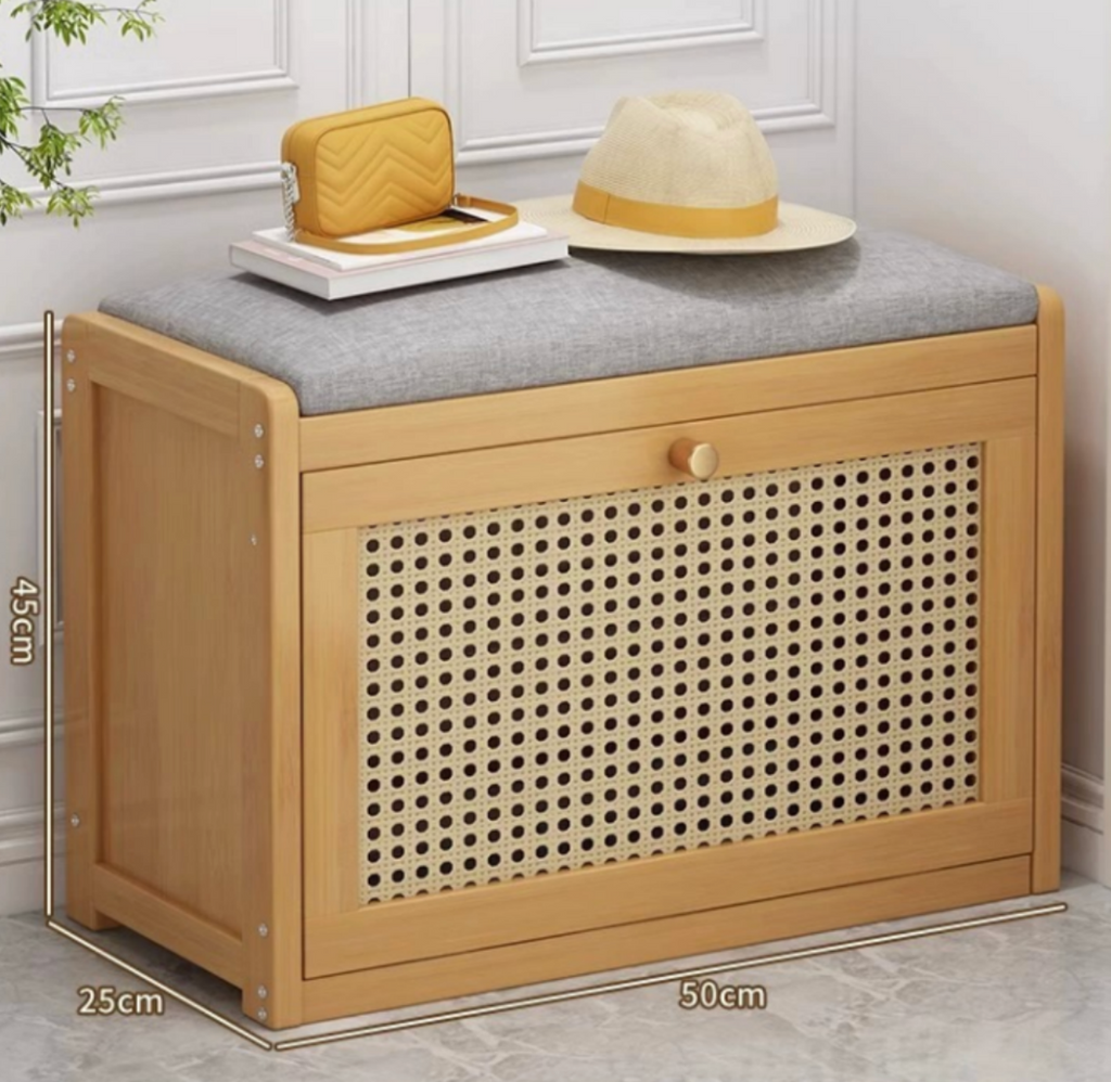 Modern Bamboo Shoe Storage