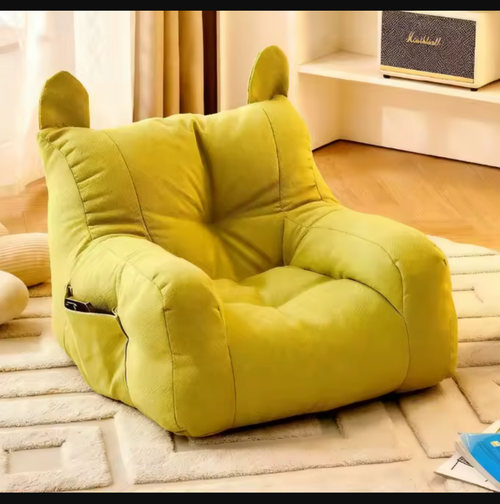Bear-Shaped Fabric Accent Sofa
