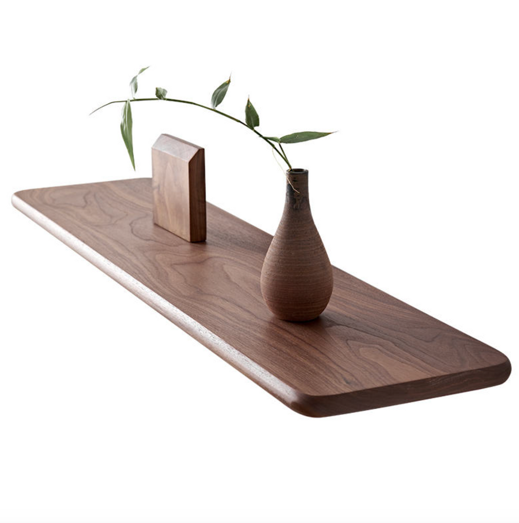 Custom Black Walnut Floating Shelf